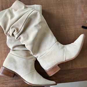 Brand New Chinese Laundry Slouchy Boots in Light Tan! Size 8.5! NWOT
